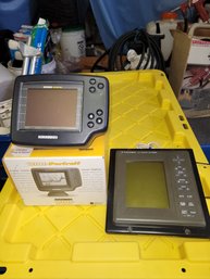 Nice Humminbird Wide Portrait Fishfinder And A Furuno Sonar Fishfinder