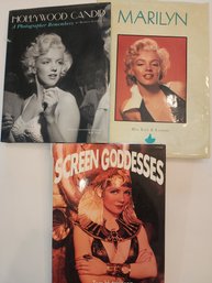 Marilyn And Other Screen Goddesses, 3 Books