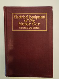 1920 Electrical Equipment Of The Motor Car