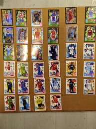 34 TOPPS MATCH ATTAX SOCCER CARDS IN MINT CONDITION