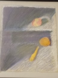 1983 Mark ? Oil And Pastel On Paper Painting