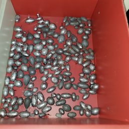 Lot Of Hand Made Lead Fishing Sinkers Mix Of 1, 2, 3, 4 & 5 Ounces