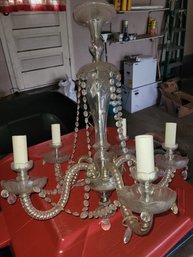 Charming Vintage Crystal Style Chandelier ...G