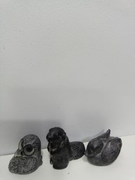 Wolf Hand Carved Soapstone Carvings