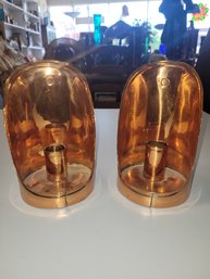 Beautiful Pair Of Copper Candle Holders FL/D3