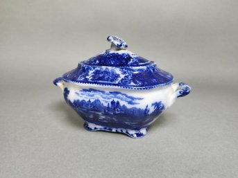 Vintage Blue & White Middleport Pottery Tureen