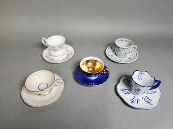 Vintage Tea Cups Including Royal Albert 'Brigadoon' And More