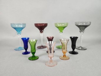 Vintage Colored Glassware