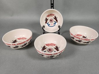 Vintage Ralston Hot Cereal Bowls