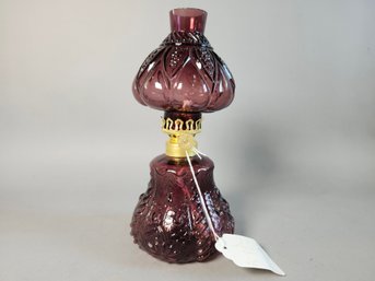 Beautiful Amethyst Purple Oil Lamp