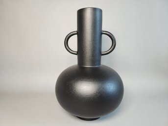 Leanne Ford For Crate & Barrel Merriman Black Pottery Vase