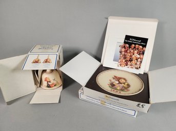 Vintage Hummel Plates & Bell: 1981, 1984 & 1985