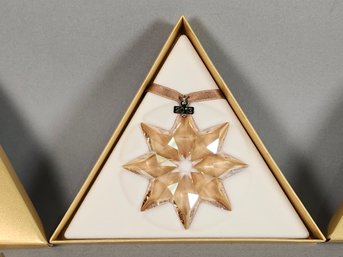 Swarovski Crystal 2013 Snowflake Ornament With Original Box