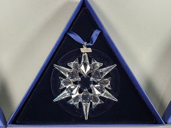 Swarovski Crystal 2007 Snowflake Ornament With Original Box
