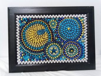 JEN JEM BEAD ART MADI GRAS BEAD ART MOSAICS HAND SIGNED