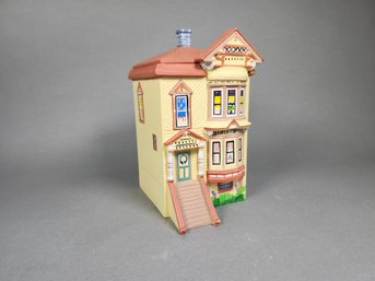 Hand Painted San Francisco Home Cookie Jar By California Artist