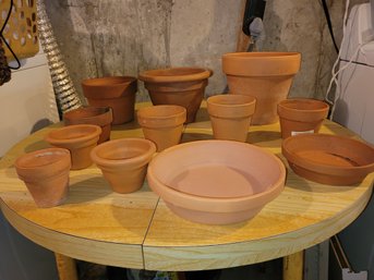 Beautiful Assortment Of Terracotta Pots & Water Trays