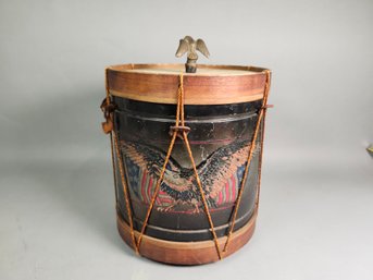 Vintage American Eagle Drum Ice Bucket