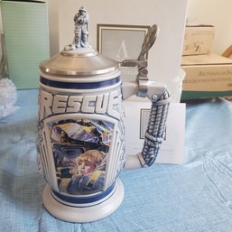 AVON Tribute To Rescue Workers Stein - New In Original Box