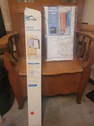 Brand New In The Boxes - Laundry Valet - Drying Rack & Jumbo Garment Bag      Br1