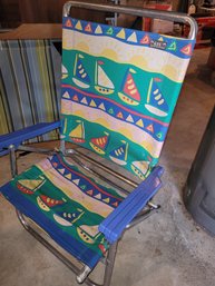 Nice Colorful Beach Chair - It's Beach Time In Connecticut!