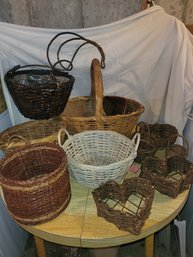 Beautiful Assortment Of Wicker Baskets