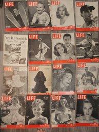 16 Issues Of 1949 Life Magazine