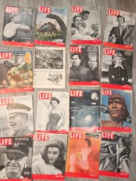 16 Issues 1953 Life Magazine