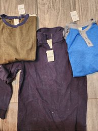 Kids Size 12 Crew Cuts Sweater And 2 Long Sleeve Shirts New With Tags