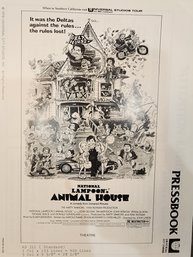 Original 1978 Animal House Pressbook 10 Pg