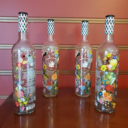 4 Summer In A Bottle - Long Island, NY - Beautifully Decorated Empty Wine Bottles -Wolffer Estate Vineyards DR