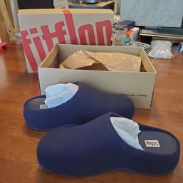 Fitflop Shuv Felt Clogs - Midnight Navy US Size 8 / EUR 39   LR