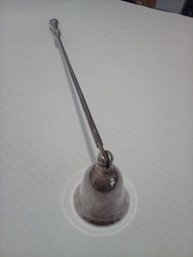 Vintage Tarnish Resistant Silver Plate Candle Snuffer - Hollow Handle - Swivel Snuffer Head   DR