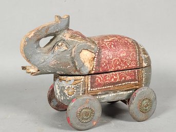 Vintage Painted  Raj The Elephant