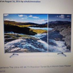 Brand New Unopened Schultz Vivid Edge 4 K Ultra HD TV Master Colorist, 55VE4K, Smart 55.m. Book & Remote  GAR