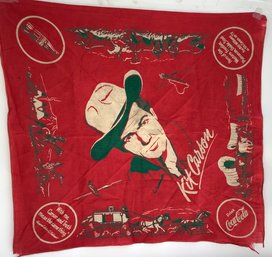 174. Coca Cola Kit Carson Bandana 20' & Silk Scarf 32'