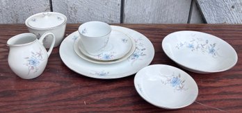 174. Blue Fantasy Fine Bohemian China Set (45pcs)