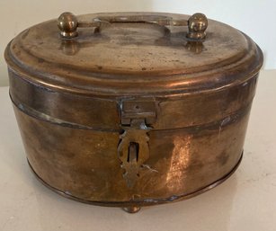 Copper/Bronze Metal Lockable  Box