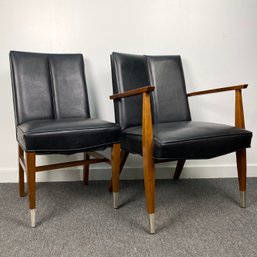 Pair Of Modern Design Chairs One Armchair