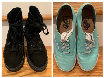 Two Pairs Of Womens Sneakers Size 7 Like New