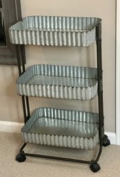 Useful Metal Rolling Storage Cart