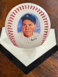 Limited Edition Photo Ball Of Babe Ruth