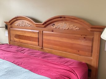 Broyhill King Size Knotty Pine Headboard