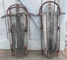 17. Antique Sleds (2)