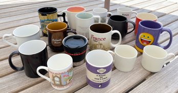 (17) Fun And Classic Coffee Mugs Including A Prada Espresso Cup