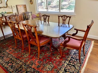 Regency Style Dining Table & Chairs