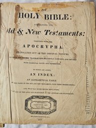 1817 Bible J. Holbrook's Stereotype Copy, 4th Edition