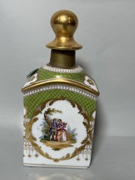 DRESDEN PORCELAIN TEA CADDY