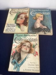 Vintage Cosmopolitan Magazine Lot Of 3 #35
