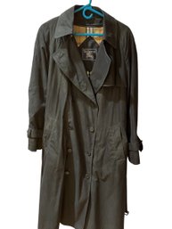 Burberrys' Of London Women's Belted Black Trench Coat